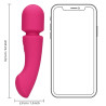  Loveline Mini wand Double Side 16 cm Rose